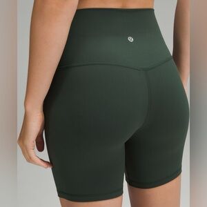 lululemon Align High-Rise Short 6” (Size 6) in Legacy Green
